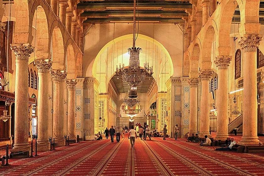 معماری داخلی مساجد سوریه