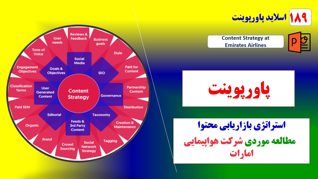 استراتژی بازاریابی محتوا- مطالعه موردی شرکت هواپیمایی امارات